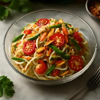 Authentic Thai Green Papaya Salad (Som Tum)