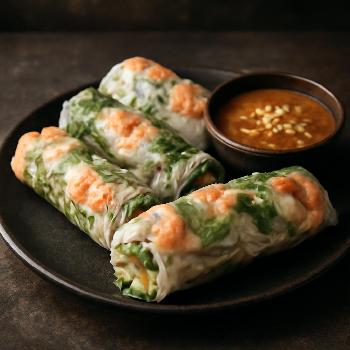 Authentic Vietnamese Spring Rolls (Goi Cuon)