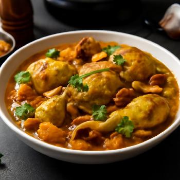 Chicken Tagine with Apricots and Almonds