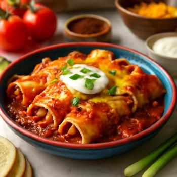 Classic Chicken Enchiladas