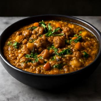 Lamb Dhansak (Parsi Lentil Curry)