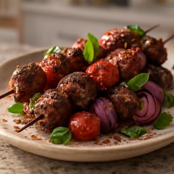 Lamb Shish Kebab with Sumac and Mint