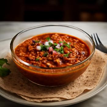 Misir Wot with Injera