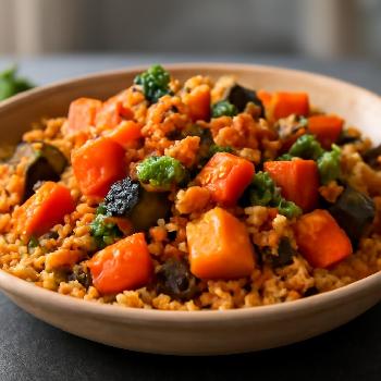 Moroccan Couscous with Seven Vegetables