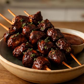 Peruvian Anticuchos: Grilled Heart Skewers