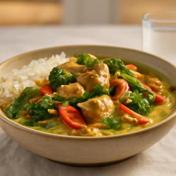 Thai-Inspired Coconut Curry with Galangal