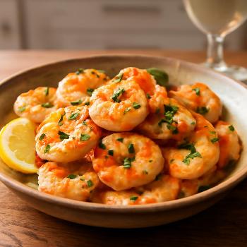 AI-Generated Garlic Butter Shrimp