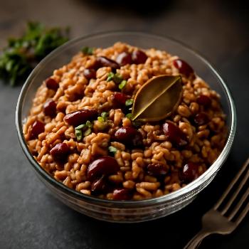 Authentic Caribbean Rice and Beans