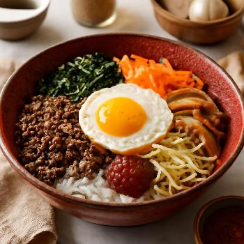 Authentic Korean Bibimbap