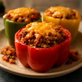 Classic Beef Stuffed Bell Peppers