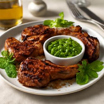 Classic Lamb Chops with Homemade Mint Sauce