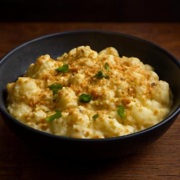 Creamy Vegan Cauliflower Gratin