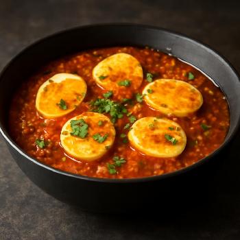 Quick and Easy Egg Curry