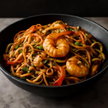 Quick and Easy Shrimp Chow Mein