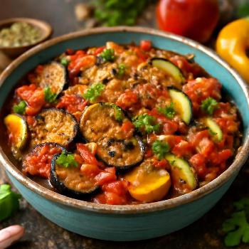 Rustic Vegan Ratatouille Casserole