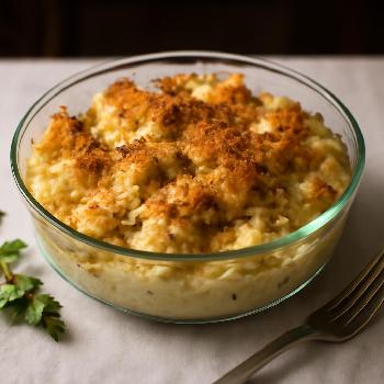 Simple Vegetarian Cauliflower Gratin