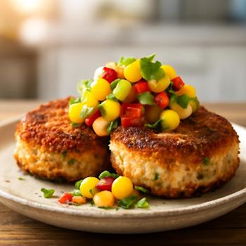 Spicy Crab Cakes with Mango Salsa