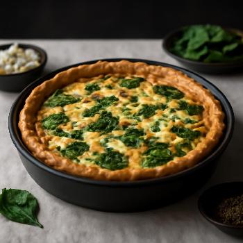 Spinach and Feta Quiche