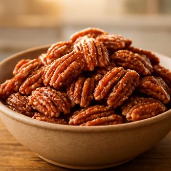 Candied Pecans for Salad Bar
