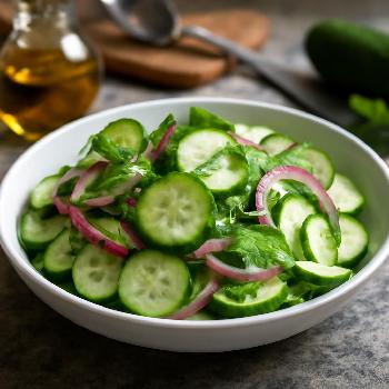 Cucumber and Mint Salad Appetizer