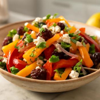 Mediterranean Bell Pepper Salad