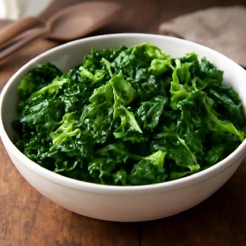 Pre-Dressing Tough Greens for Optimal Flavor