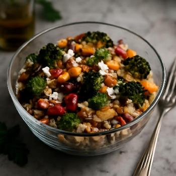Roasted Vegetable Quinoa Salad