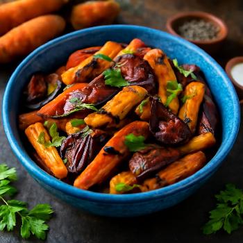 Roasted Vegetable Salad with Balsamic Glaze