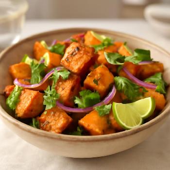 Sweet Potato Salad with Lime Dressing