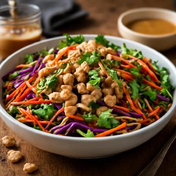 Thai Salad with Peanut Dressing