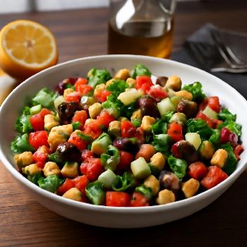 Vibrant Mediterranean Chickpea Salad