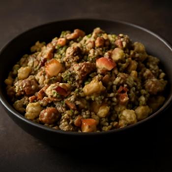 Apple and Sausage Wild Rice Stuffing