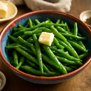 Buttery Steamed Green Beans