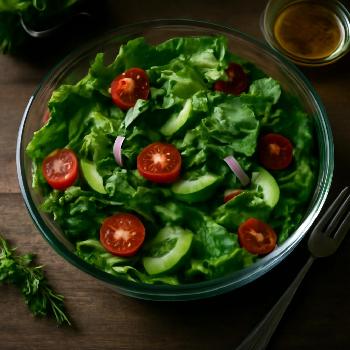 Classic Green Salad with Homemade Vinaigrette