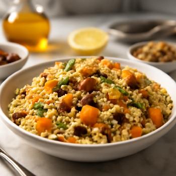 Couscous with Dried Fruit and Nuts