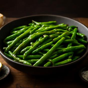 Garlic Butter Steamed Green Beans