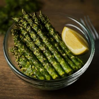 Grilled Asparagus with Lemon-Garlic Marinade