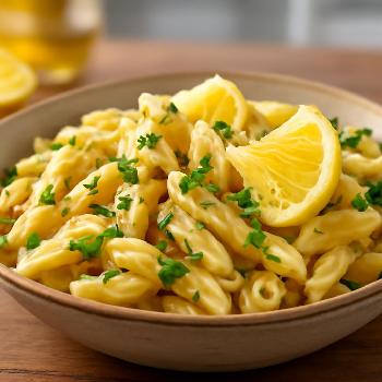 Lemon Garlic Pasta Side