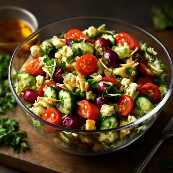 Make-Ahead Mediterranean Pasta Salad
