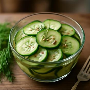Quick Pickled Cucumbers