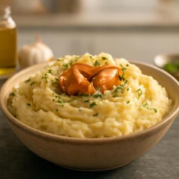 Roasted Garlic Mashed Potatoes