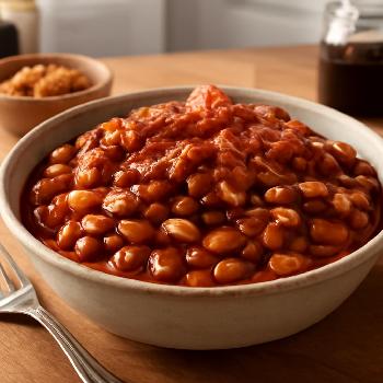 Speedy Canned Baked Beans with a Kick
