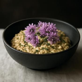 Chive Flower Garnish