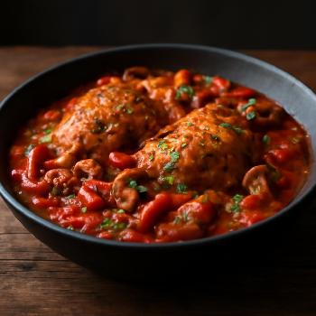 Classic Chicken Cacciatore