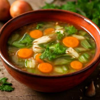 Classic Comfort: Simple Chicken Broth Soup