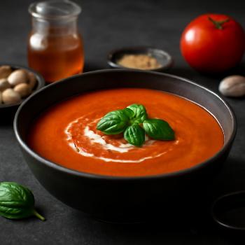 Classic Vegan Cream of Tomato Soup