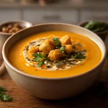 Creamy Vegetarian Butternut Squash Soup