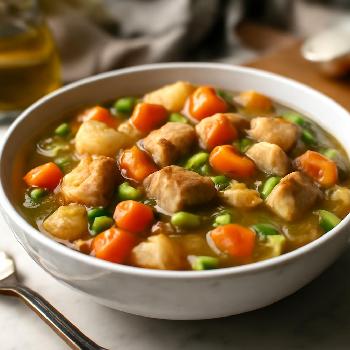 Gluten-Free Chicken Stew (Arrowroot Thickened)