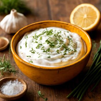 Herb & Garlic Infused Sour Cream
