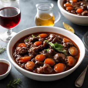 Red Wine Reduction for Beef Stew Enhancement
